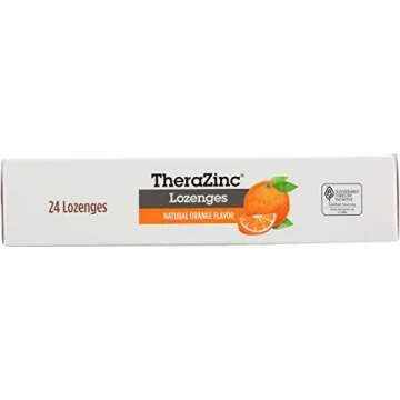 Quantum Therazinc Orange, 24 Count Acetate Lozenges, 0.5 Unit