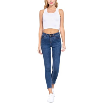 HATOPANTS Sleeveless Racerback Crop Camisole Tank Top