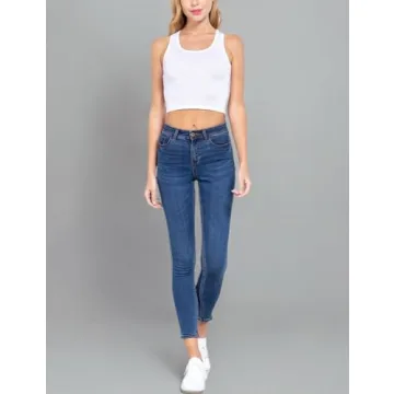 HATOPANTS Sleeveless Racerback Crop Camisole Tank Top