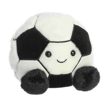 Aurora® Adorable Palm Pals™ Striker Soccerball™ Stuffed Animal - Pocket-Sized Play - Collectabl...