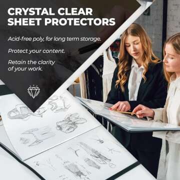 Dunwell 12x18 Art Portfolio Binder with Mounting Paper