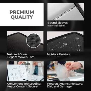 Dunwell 12x18 Art Portfolio Binder with Mounting Paper