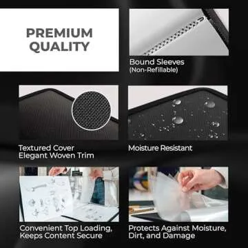 Dunwell 12x18 Art Portfolio Binder with Mounting Paper