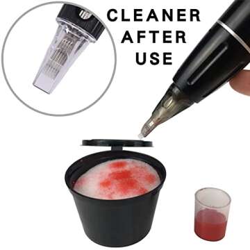 18pcs Disposable Rinse Dip Foam Cups for Easy Cleaning