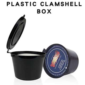 18pcs Disposable Rinse Dip Foam Cups for Easy Cleaning