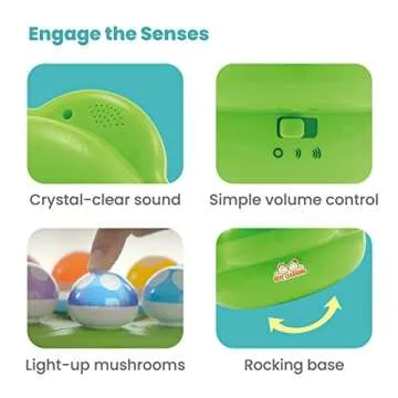 BEST LEARNING Mushroom Garden Educational Toddler Toy