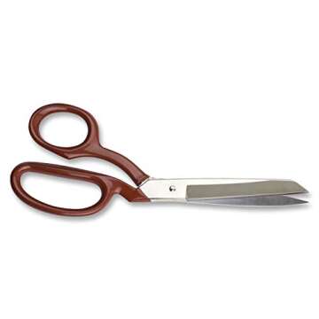 Mundial 8" Industrial Forged Bent Trimmer Dressmaker Scissors for Precision Cutting