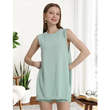 Wyeysyt Women's Summer Sweater Set for Beach Vacations