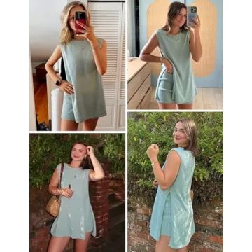 Wyeysyt Women's Summer Sweater Set for Beach Vacations