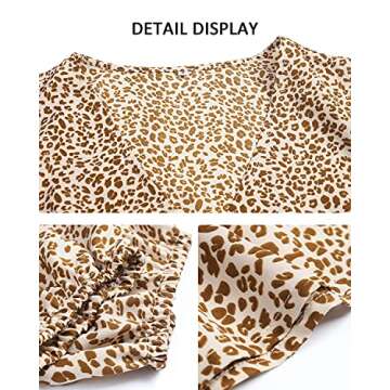 Schkleier Women's Floral Midi Dress - Elegant & Versatile