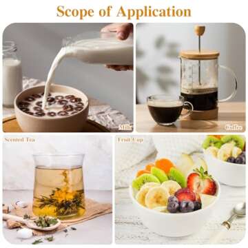 DOITOOL 2Pcs Glass Coffee Cups 350ml,Clear Glass Mug Coffee Mugs with Handle,Pumpkin Mug Cups Tea Mugs Transparent Tea Cups for Office