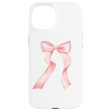 Stylish iPhone 15 Pink Bow Baby Case for Protection