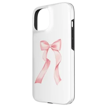 Stylish iPhone 15 Pink Bow Baby Case for Protection