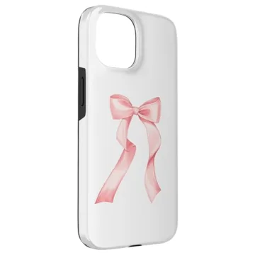 Stylish iPhone 15 Pink Bow Baby Case for Protection