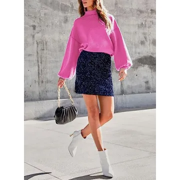 ARTFREE Long Sleeve Tops for Women Warm Sweaters for Teen Girls Casual Winter Pullover Sweater