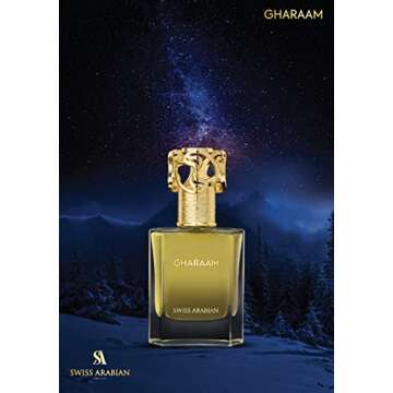 Swiss Arabian Gharaam - Luxury Products From Dubai - Long Lasting, Addictive Personal EDP Spray Fragrance - Seductive Signature Aroma - 1.7 Oz