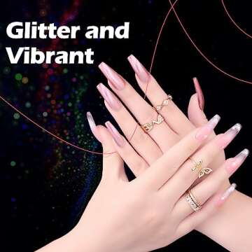 Clara Colors Cat Eye Gel Nail Polish, 12 Colors Holographic Glitter Cat Eye Gel Nail Polish Set with Magnet Romantic Galaxy Series Cat Eye Gel Polish Set Long Lasting Soak Off UV LED