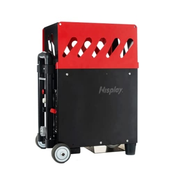 Nisplay N1 Portable Tennis Ball Machine - Lightweight, Adjustable Spin, Long Battery Life.