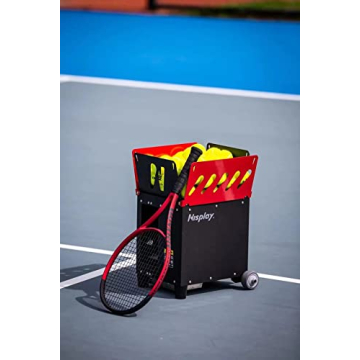 Nisplay Portable Tennis Ball Machine with Dual Motor