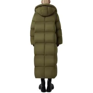 PRETTYGARDEN Women's Winter Long Puffer Coats Hooded Zip Up Casual Thickened Down Jackets Trendy War...