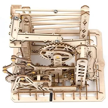 ROKR 3D Wooden Marble Run Puzzle DIY Craft Kit - Build & Play Fun