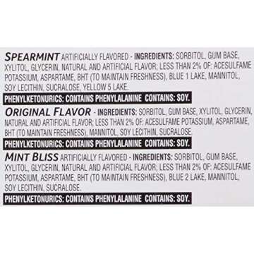 Trident Sugar Free Gum Mint Variety Pack 280 Pieces