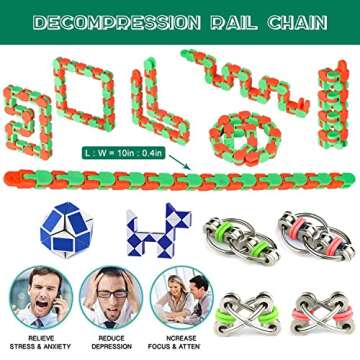 22 Pcs Fidget Toys Set for Kids & Adults Stress Relief