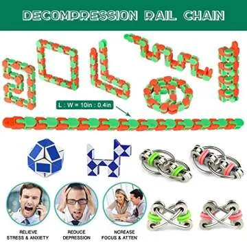 22 Pcs Fidget Toys Set for Kids & Adults Stress Relief