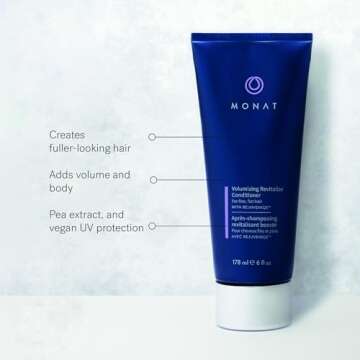 MONAT Volumizing Revitalize Conditioner - Lightweight, Natural Shine for Fine Hair