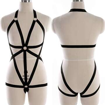 Stunning Adjustable Body Harness for Women | Strappy Lingerie