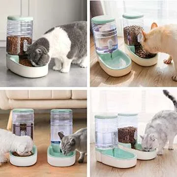 Kacoomi Automatic Dog Cat Feeder and Water Dispenser