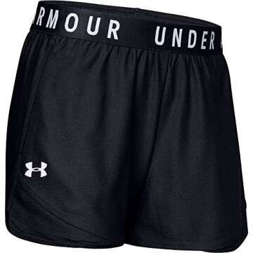 Under Armour Women's UA Play Up Shorts 3.0 LG Black
