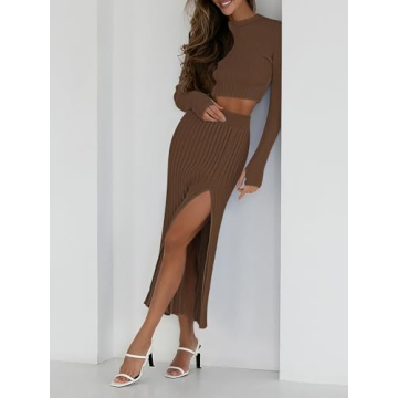 Elegant Pink Queen 2 Piece Skirt Set for Women