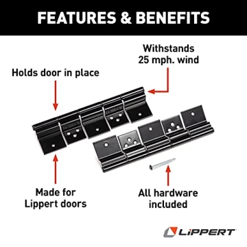 Lippert RV Entry Door Friction Hinge Kit for Easy Use