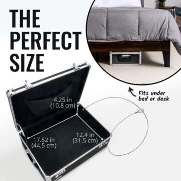 Vaultz Lockable Storage Box for Secure Item Storage