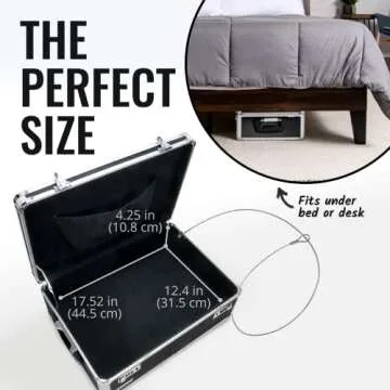 Vaultz Lockable Storage Box for Secure Item Storage