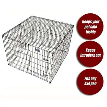 MidWest Exercise Pen Wire Top - Universal Pet Safety Solution
