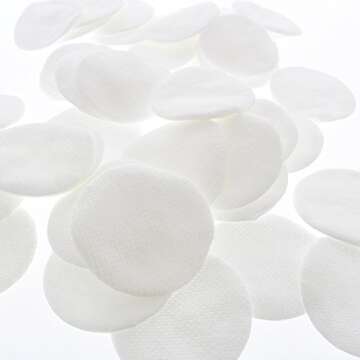 Delon Premium Cotton Rounds - Lint-Free & Hypoallergenic