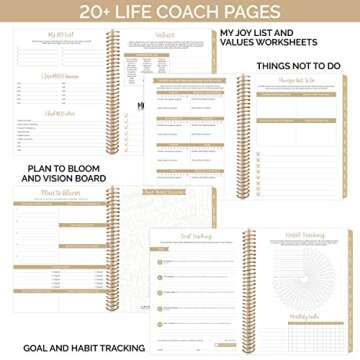 bloom daily planners 2022-2023 (8.5" x 11") Academic Year Day Planner (July 2022 - July 2023) - Weekly/Monthly Dated Agenda Organizer with Tabs - Lavender Daydream