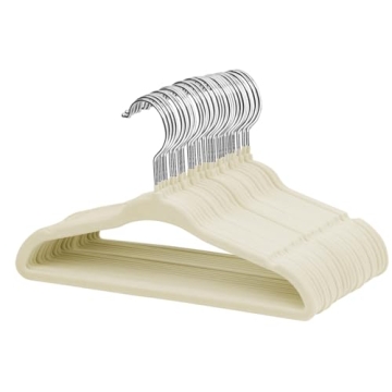 ManGotree Baby Velvet Clothes Hangers - Non-Slip Space Saving Design