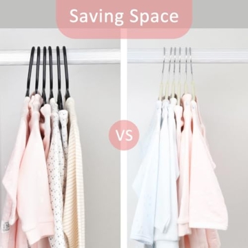 ManGotree Velvet Baby Hangers - Space Saving Non-Slip Design