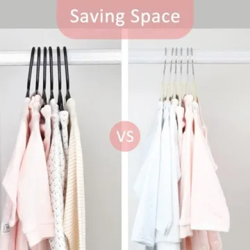 ManGotree Velvet Baby Hangers - Space Saving Non-Slip Design