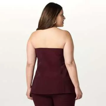 The Drop Stowe Strapless Tunic - Stylish Plus Size Top