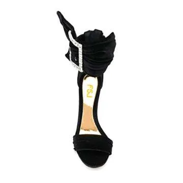 FSJ Women Open Toe Stylish Sandals for Elegant Occasions