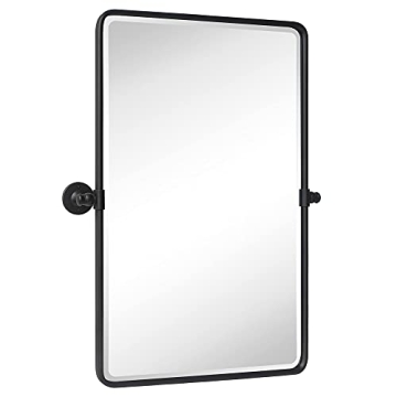 Stylish Farmhouse Pivot Rectangle Bathroom Mirror
