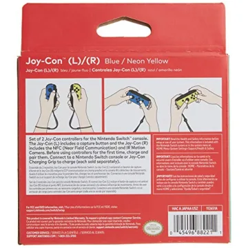 Nintendo Joy-Con Controller Set in Blue Neon Yellow