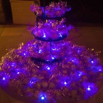 Zhiweikm Halloween Pumpkin Lights Decoration,LED Battery Flameless Tea Light, Submersible Tea Candle Waterproof Decorations Underwater Vase Light for Party and Wedding, 12 Pcs