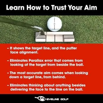 EyeLine Golf Impact Ball Liner - Precise Putting Aid