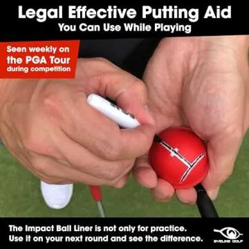 EyeLine Golf Impact Ball Liner - Precise Putting Aid