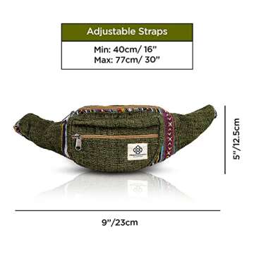 Sustainable Hemp Fanny Pack for Stylish Outdoor Adventures